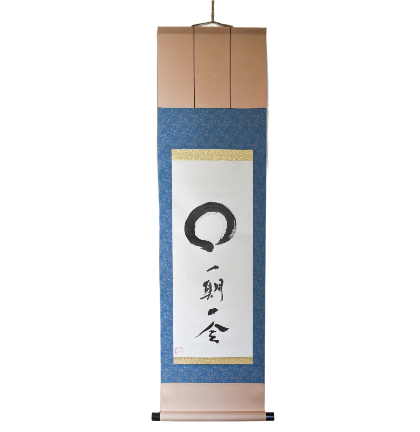 Original Calligraphy: Enso, Ichigo Ichie Kakejiku Hanging Scroll