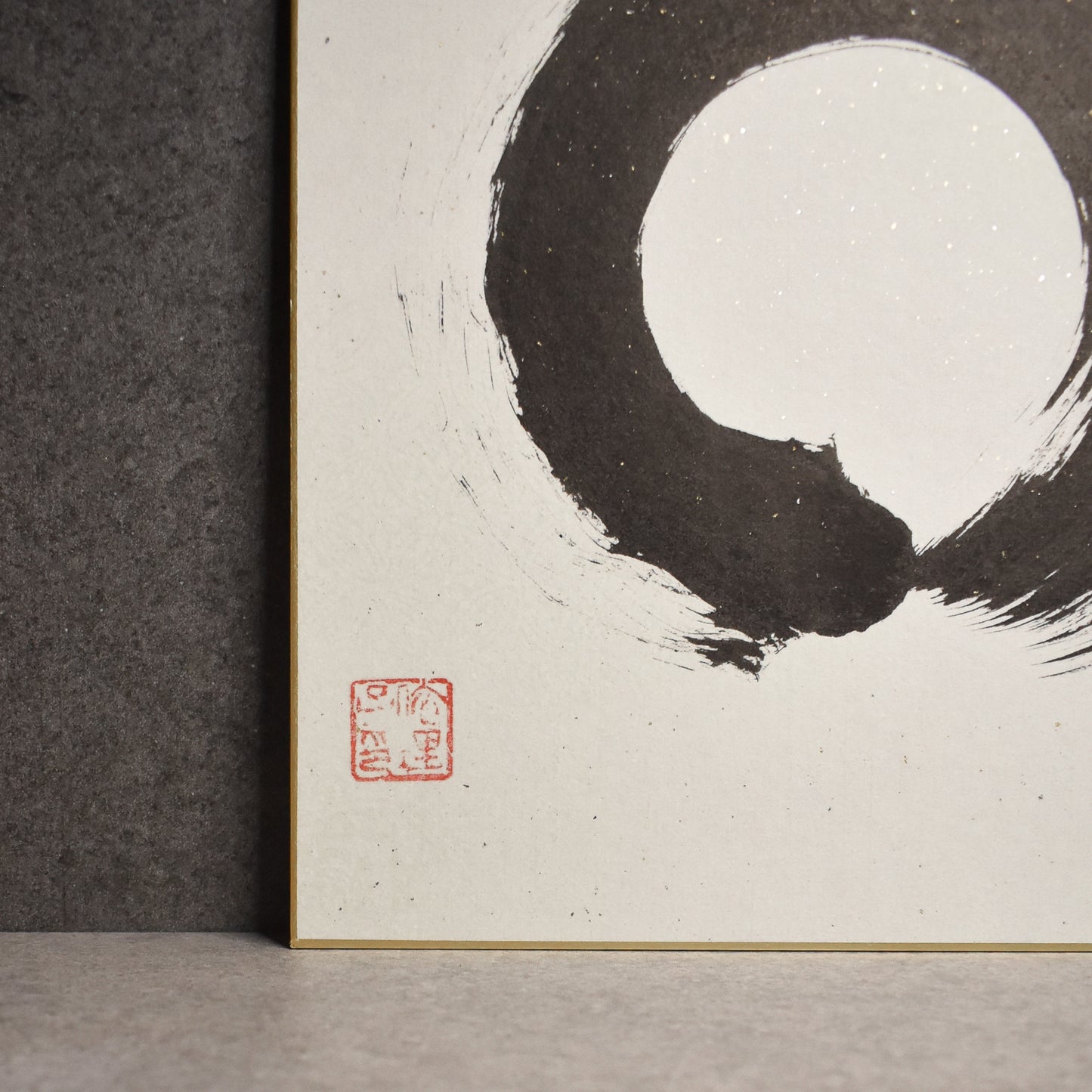 Original Calligraphy: Enso Shikishi Board