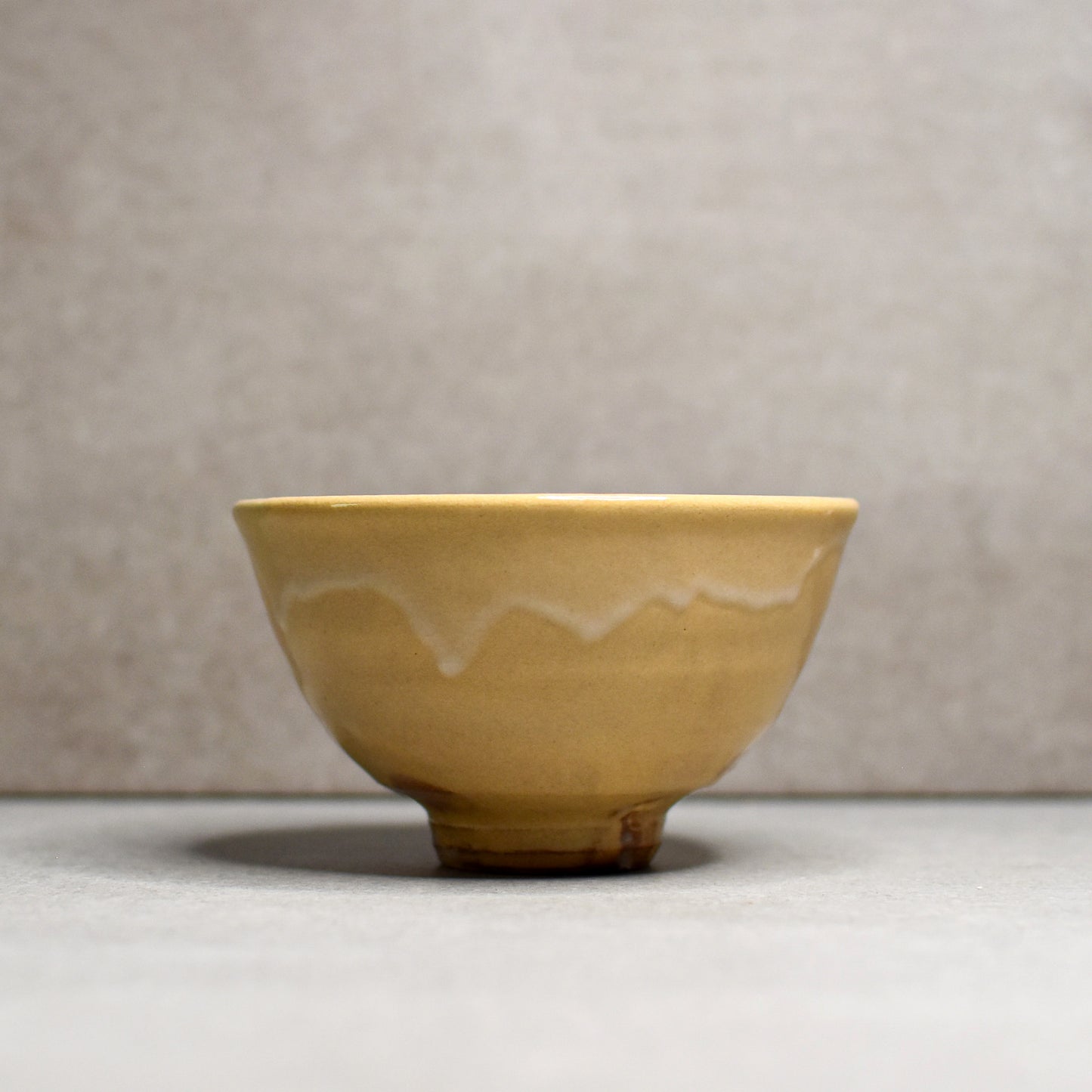 Vintage: Biwa Loquat Hagi-yaki Chawan by Setsuo Hara