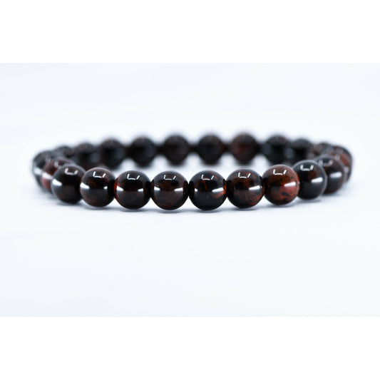 Vermillion Obsidian 8mm Bracelet